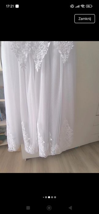Sukienka komunijna Princessa księżniczka brokat
