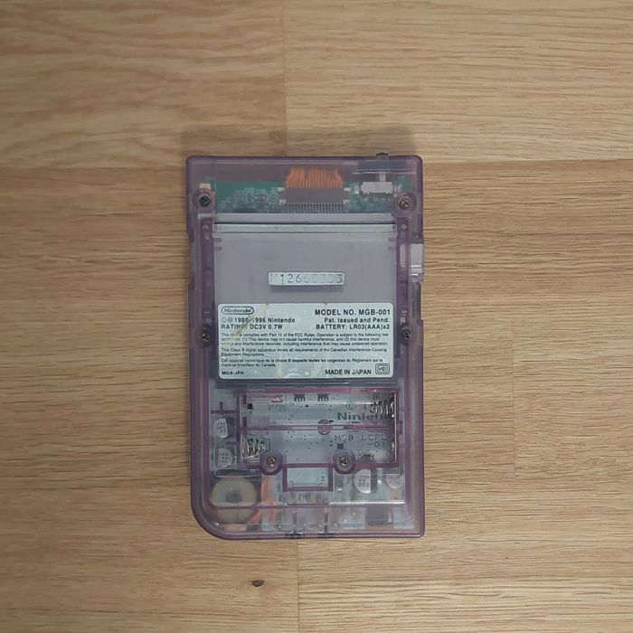 Nintendo Gameboy pocket roxo
