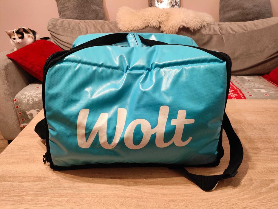 Torba Termiczna Duża WOLT Kurier Dostaw Jedzenia Catering Izotermiczna