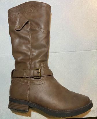 Botas altas, castanhas, forradas, Graceland, tamanho 32