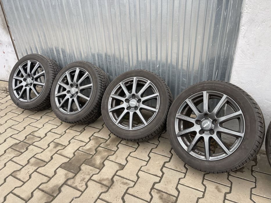 Диски RIAL 5/114.3 R16 6.5J ET45 + 195/50R16 зима Continental