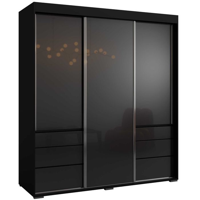 Szafa przesuwna Torino 3D 180 (lacobel) 6 wariantów [Darmowa Dostawa]