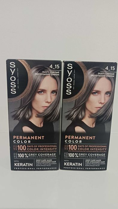 2 nowe farby do włosów Syoss 4.15
