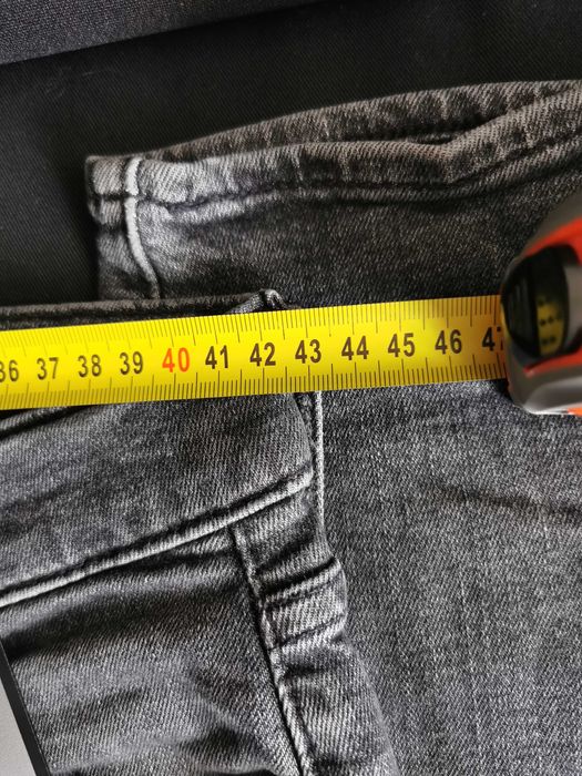 Levis 512 Ciemno-SZARE jeansy elastyczne W33 L32 dopasowane JAK NOWE