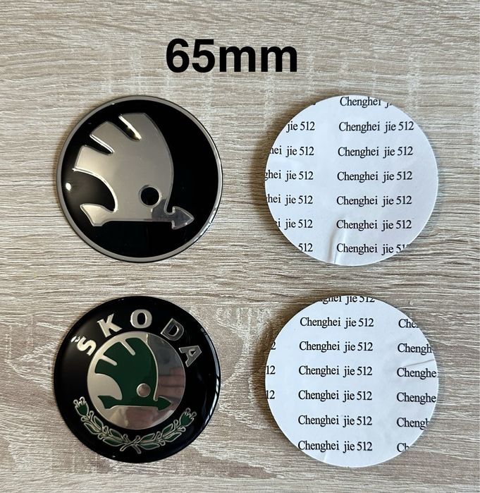 Conjunto 4 Centros Skoda 56mm 60mm 65mm 68mm