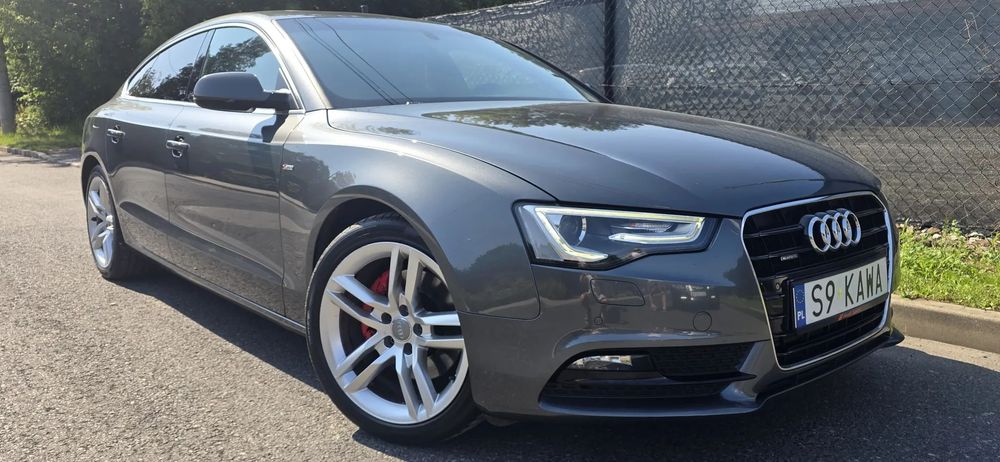 Audi A5 Sportback Przebieg 90 tys. km/ S-line/2.0 TFSi 230KM/ Quattro/ 100% Bezwypadkowy