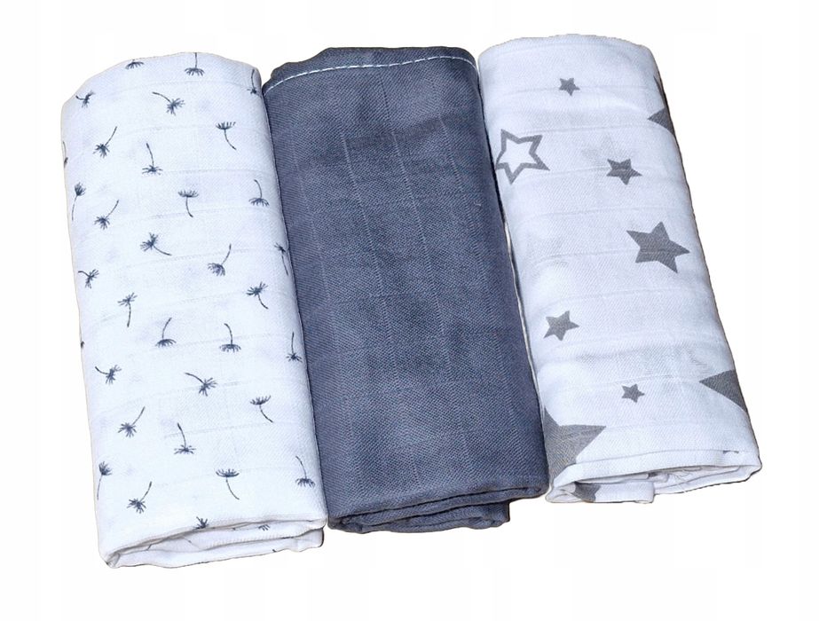 Pieluchy Muślinowe Pak. 3Szt / 70X80 / Premium Pielucha