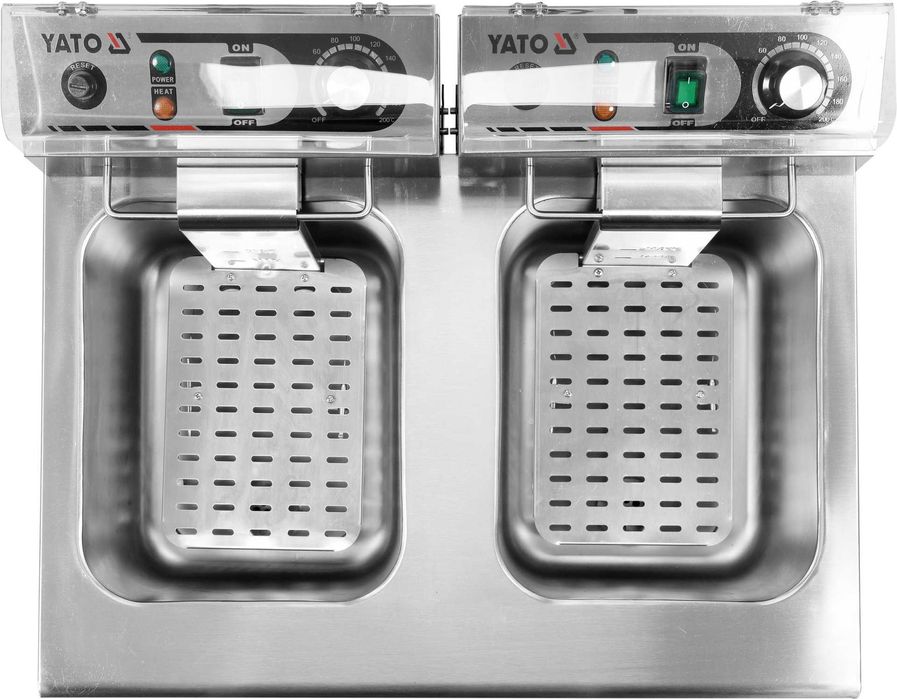 Frytkownica z zaworem spustowym  2X12L