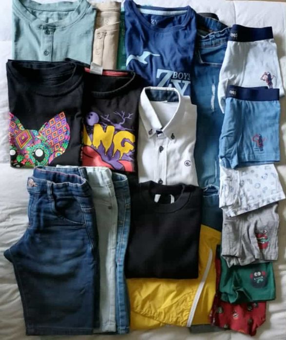 Lote 20 peças/ 20€ - rapaz 7/8 anos