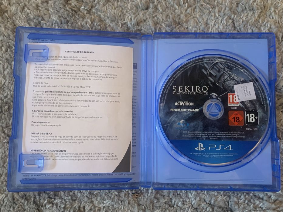 Sekiro: Shadows Die Twice - PS4