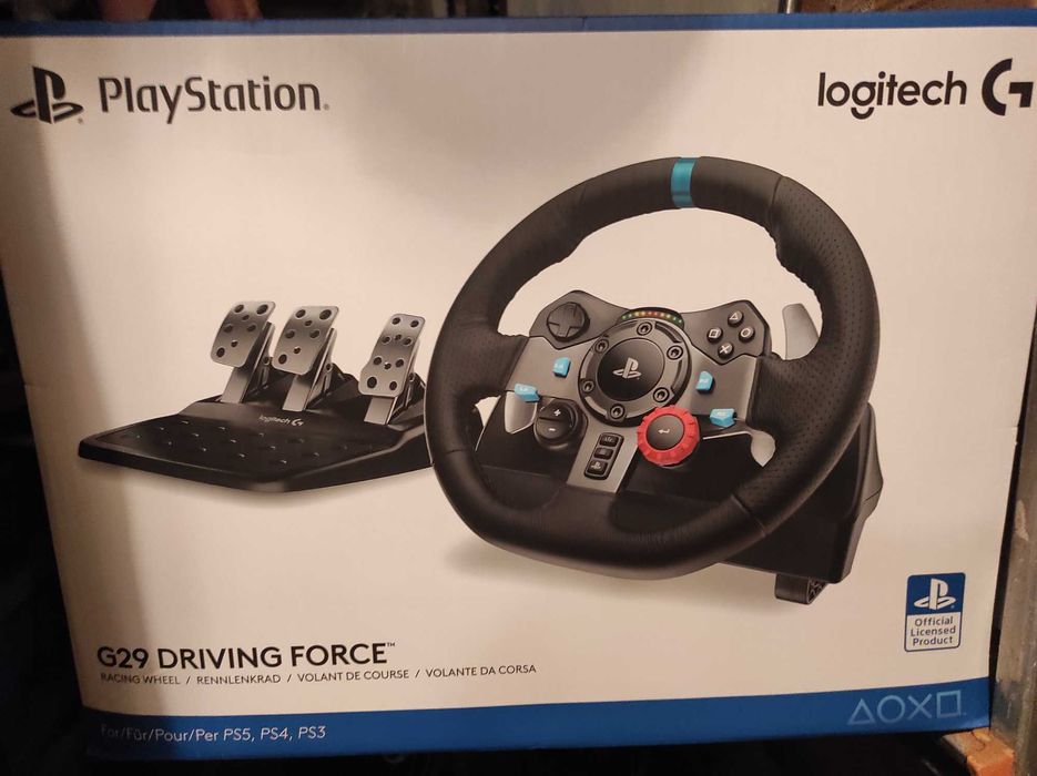 Kierownica PlayStation Logitech G29 driving force + nakładka formuła 1