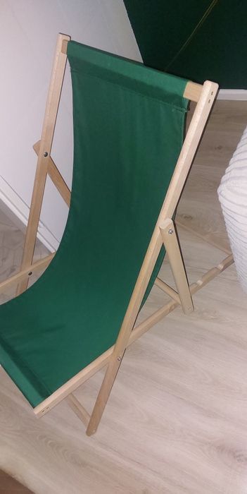 Leżak ogrodowy drewniany