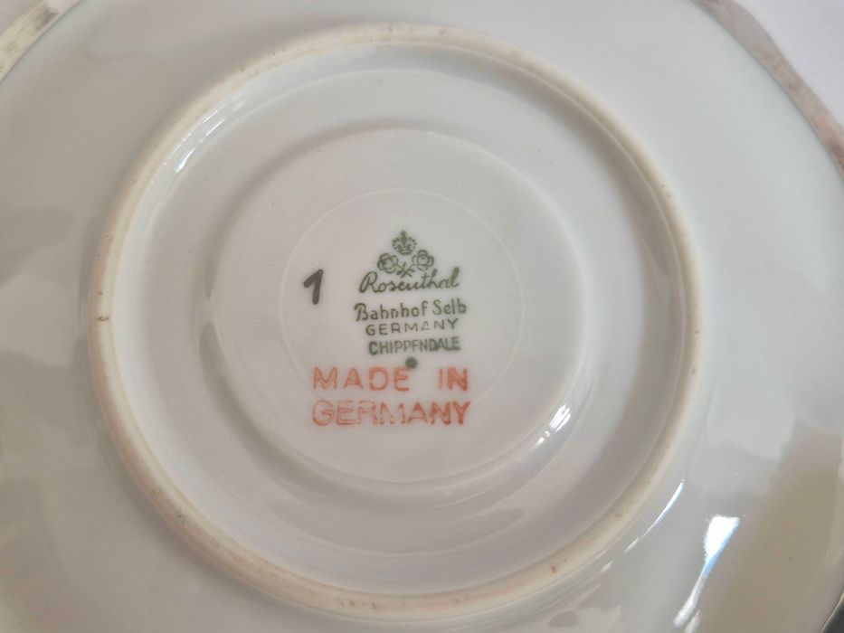 レイ@即購入OK Mokka Rosenthal Chippendale okuta srebrem (silveroverlay 1000