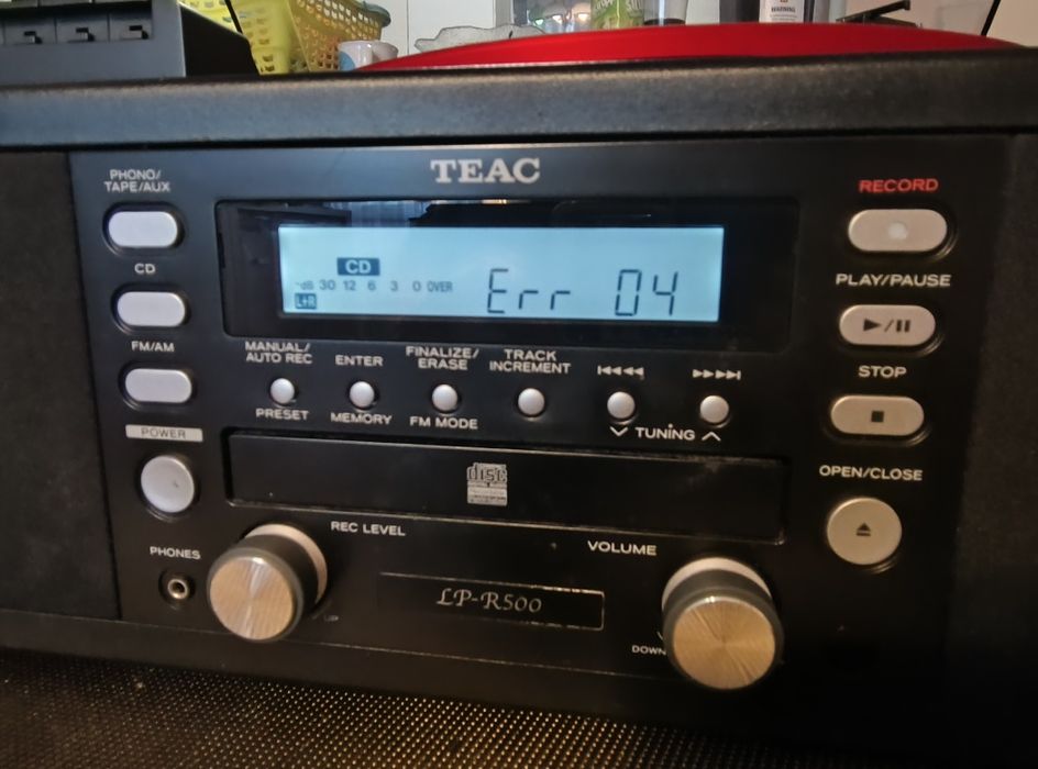 Wieża Teac gramofon