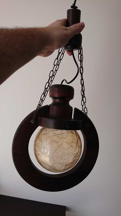 Lampa wisząca " Uwaga LITE DREWNO "