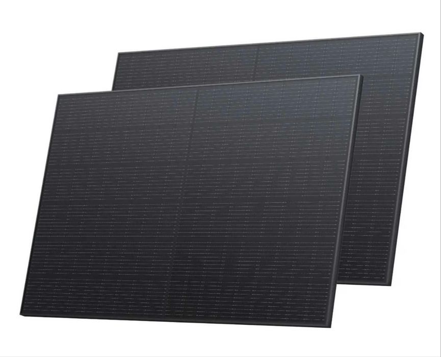 Стаціонарні монокристалічні сонячні панелі з набору EcoFlow 400W Rigid Solar Panel (модель ZPTSP300)