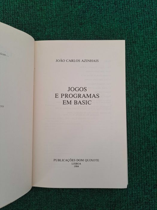 Jogos e Programas em Basic - João Carlos Azinhais
