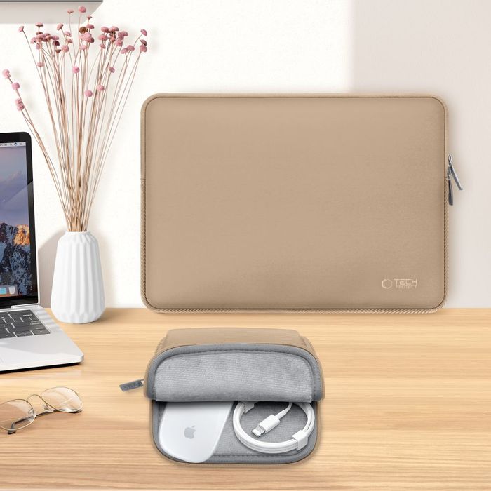 Tech-Protect neoslim laptop 13-14 caffe latte