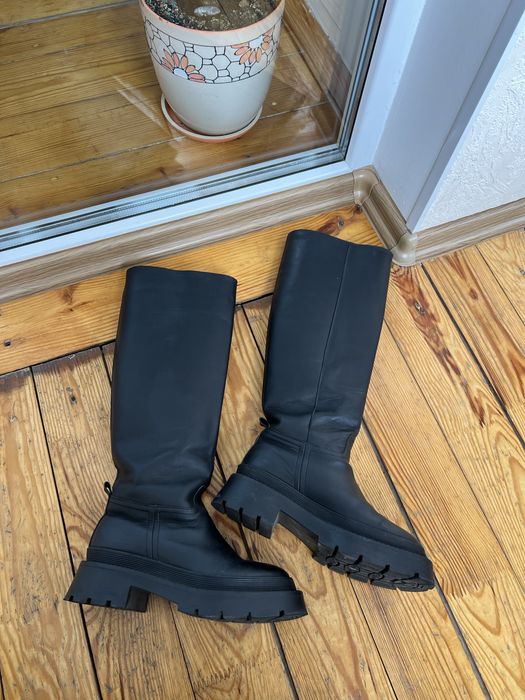 Сапоги  чоботи-труби, ідеал, 36р.