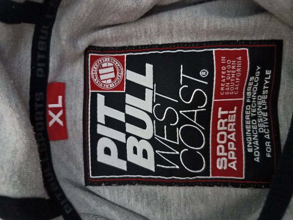Bluza z KAPTUREM PitBull XL small logo