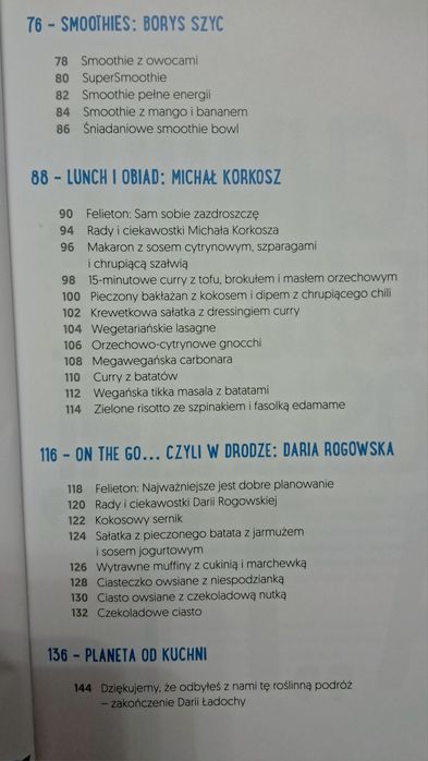 Przepiśnik Roślinne przepisy wielkich nasiona książka kucharska nowa