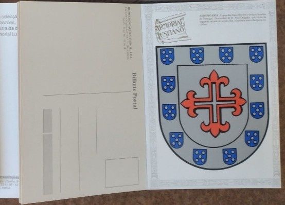 Armorial Lusitano 72 postais - novos na caixa original