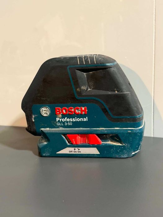 Laser krzyżowy, poziomica Bosch Professional gll 3-50, czerwony/Komis Krzysiek