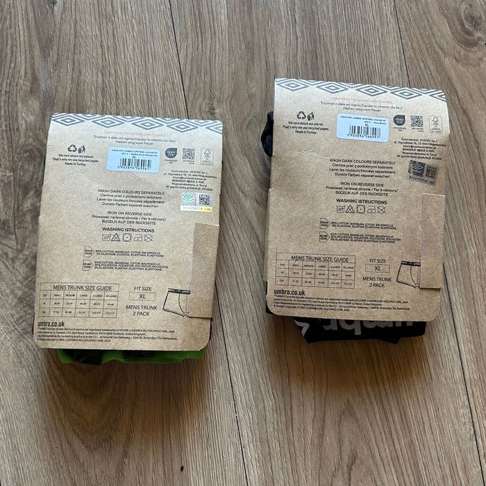 UMBRO bokserki XL 4 sztuk 2x 2-pack