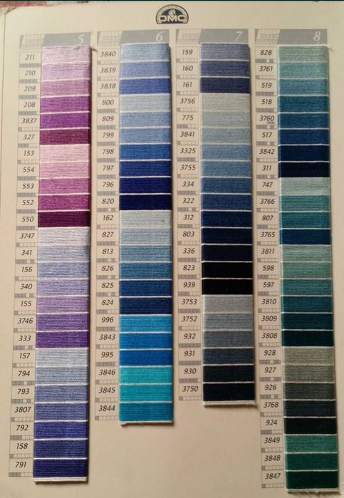 Linhas ponto cruz DMC