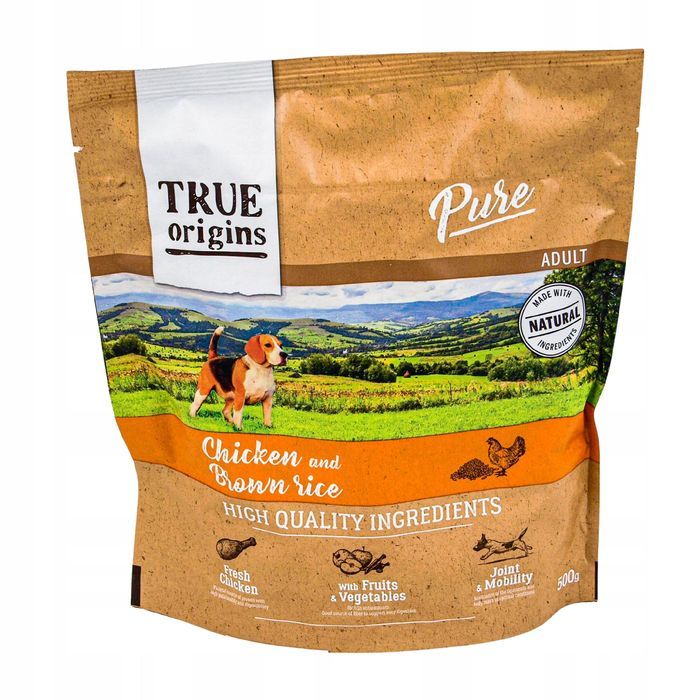 3 Opakowania Sucha Karma Dla Psa True Origins Bezzbożowa Kurczak 500G