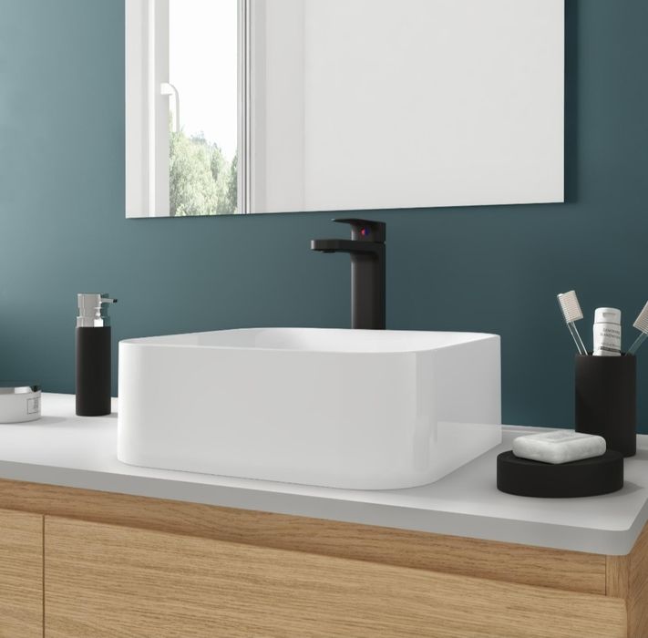 Lavatório NOVO de pousar 38X13,2 cm muito modernoo