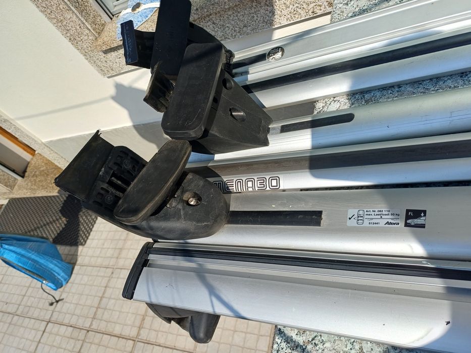 barras de teto tejadilho  e suporte bicicletas