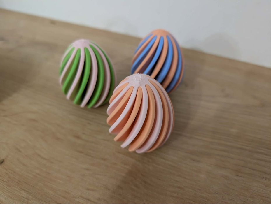 Jajka Wielkanocne 3d- ażurowe dwukolorowe | promocja 4+1 gratis!