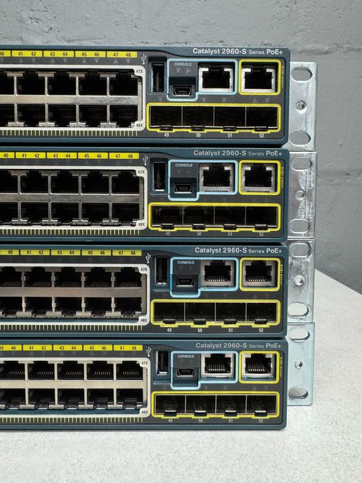 Гигабитный 48 PoE+ коммутатор Cisco 2960S-48FPS-L безнал/гарантия