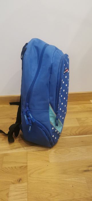 Plecak, niebieski, do szkoły, pracy, na wycieczki, nowy, bez metki