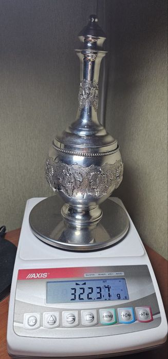 Серебряные рюмки и кувшин 925 пробы