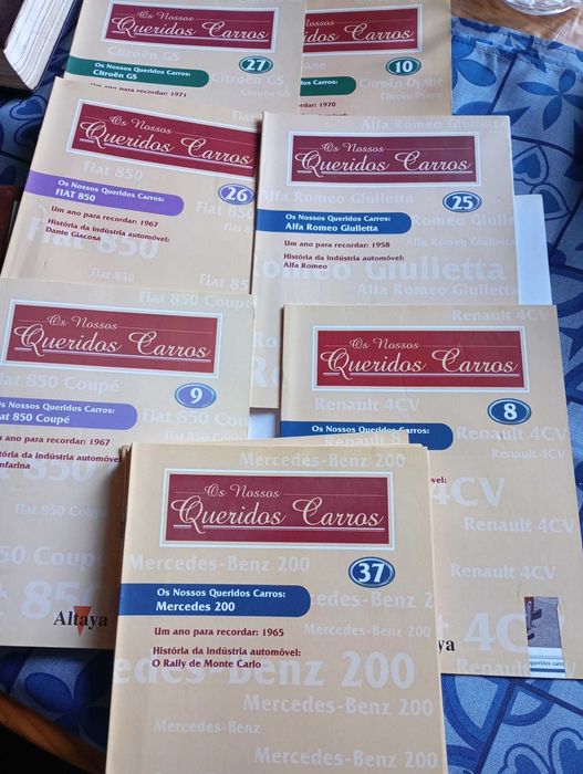 Coleção de carros em miniatura