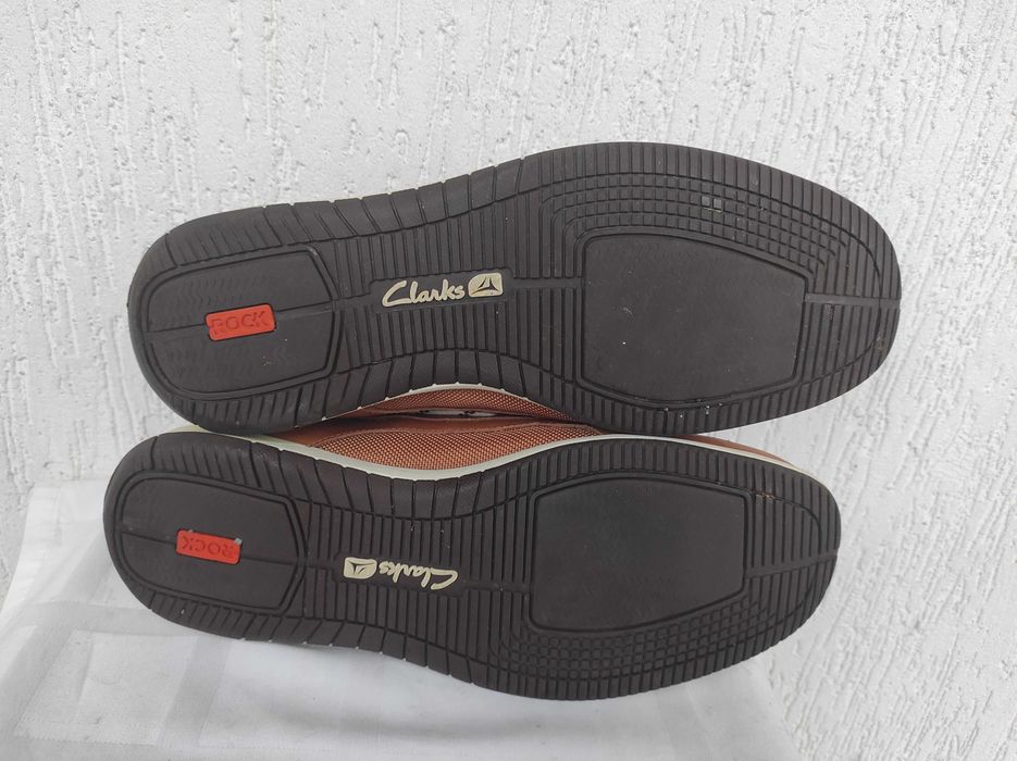 Брендовие туфли, мокасини кожанние Clarks р.45