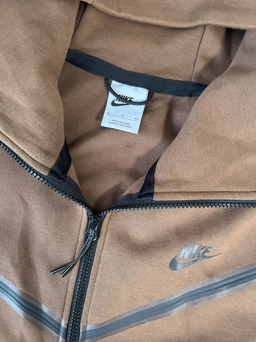 Зіп-худі Tech fleece brown XL