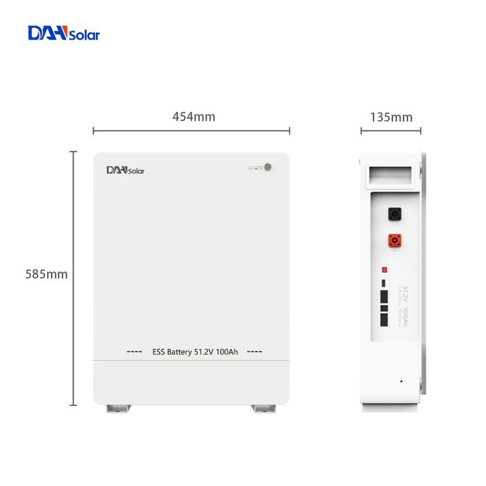 Акумуляторна батарея DHN-LVWES05-G1 LiFePO₄ 5 квт год 51.2В від DAH Solar НАЯВНІСТЬ