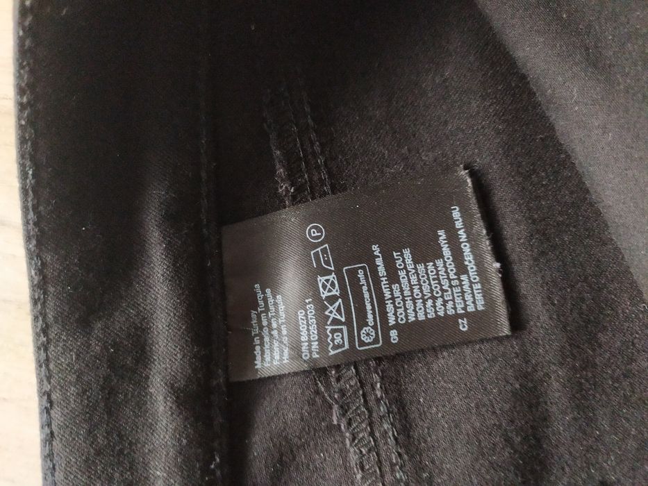 Jegginsy spodnie skinny H&M rozmiar 38