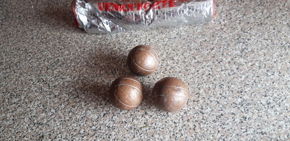 Conjunto de 3 Bolas de Petanca