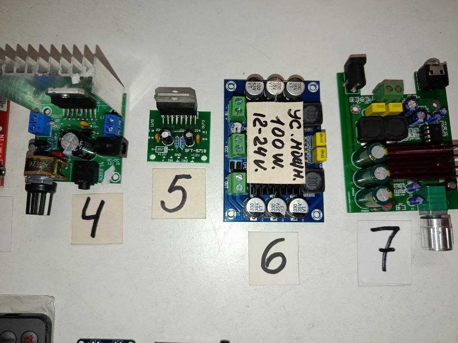 Аудио модули,  усилители звука (УНЧ)