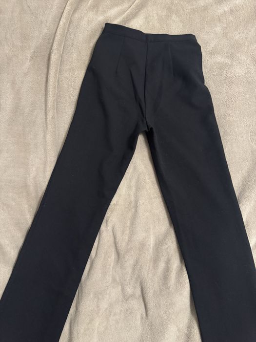 Штани zara  рівні , широкі xs теплі