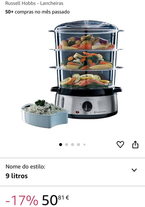 Vaporizador cozinha 9L