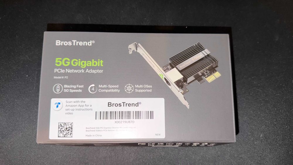 Placa de Rede PCIe 5GbE BrosTrend