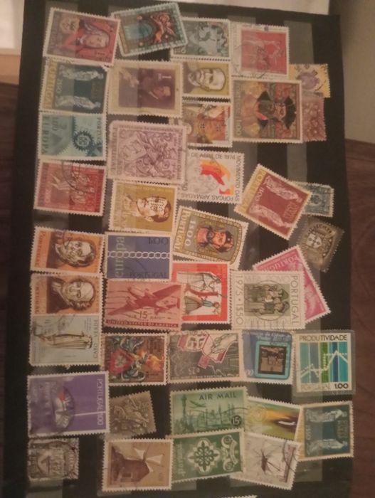 Selos antigos vários países