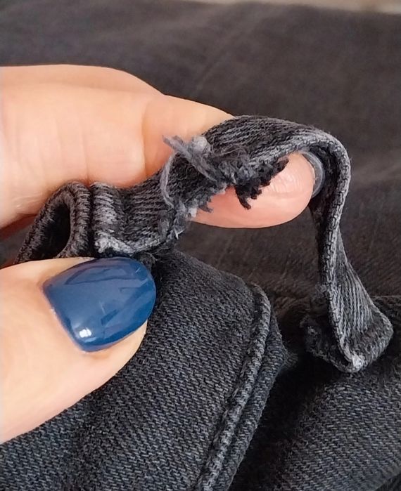 Jeans Zara | preto acinzentado | cinzento | Tamanho 34 | bom estado