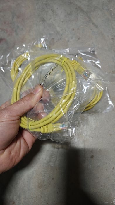 Lote 3 Cabos de Rede Ethernet RJ45 Netceed Cat5e (Novos)