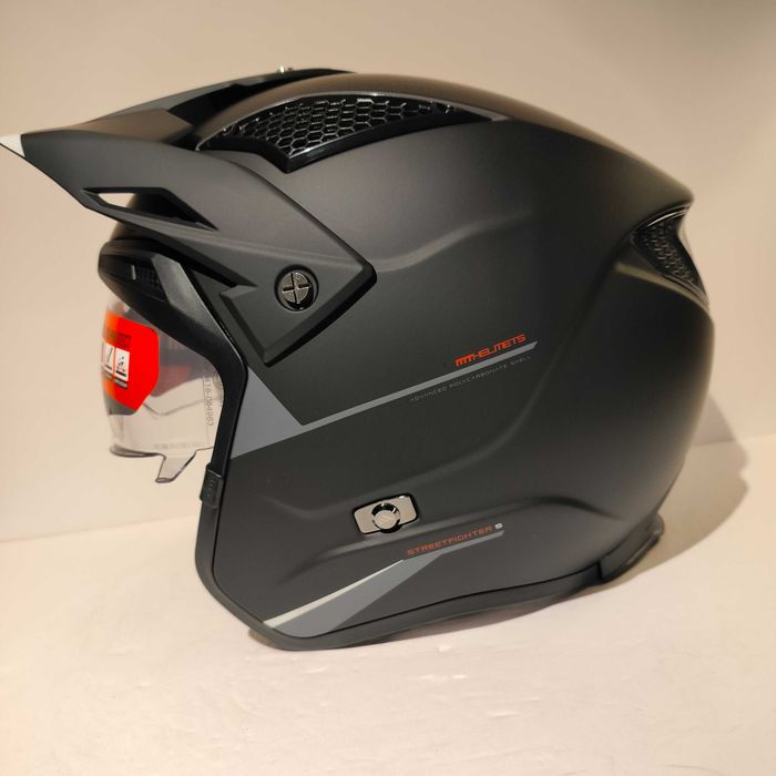 Capacete MT StreetFighter mota scooter novo